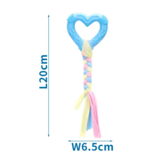 Nobleza modré srdiečko s uzlíkom 6,5 x 20 cm